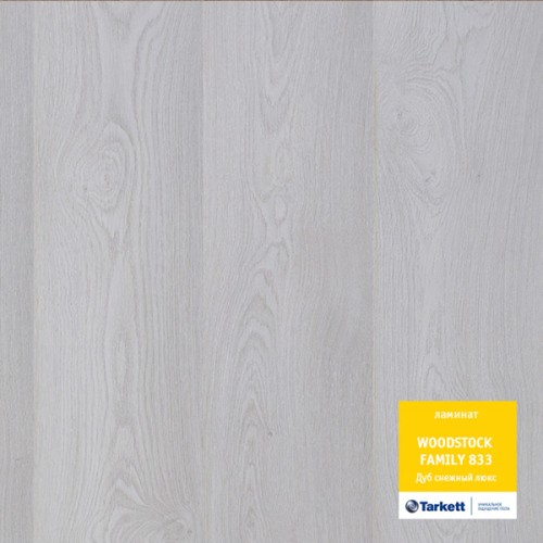 Ламинат Tarkett Woodstock 4V Дуб Снежный Люкс 504044132
